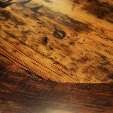 Round Reclaimed Wood Tables