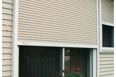 Shutter on Patio Door