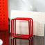 Block Letter Rack, Red