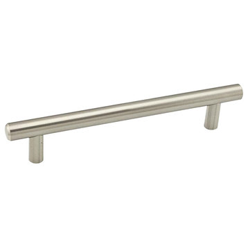 50 Pack Rok Euro Style Pull Handle Brushed Nickel 6-5/16" Centers, 7-7/8" Length