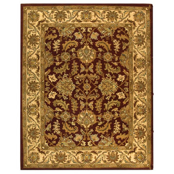 Safavieh Heritage Collection HG628 Rug, Red/Ivory, 9'6" X 13'6"