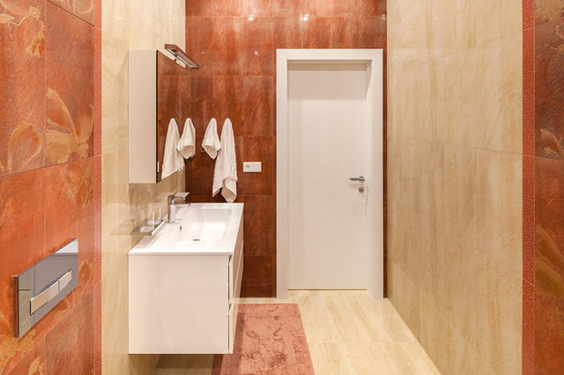 Современный Ванная комната by Flatsdesign / Евгения Матвеенко