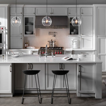[Kitchen Cabinet] Maple, Gray