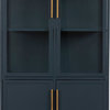 Santorini Tall Cabinet, Cerulean Blue