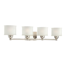 Minka Lavery 6734-1 4 Light Bathroom Vanity Light - Polished Nickel
