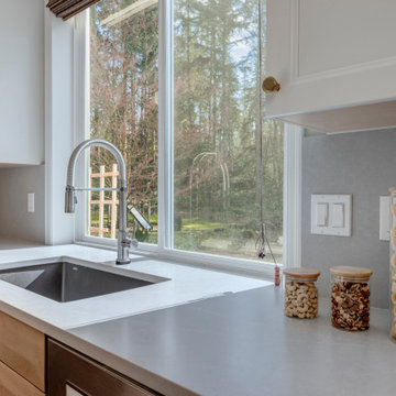 Modern White Kitchen | Redmond WA
