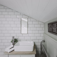 contemporary vintage bathroom