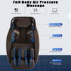 Koppla Brown Faux Leather Zero Gravity Recliner 3D Programmable Massage Chair
