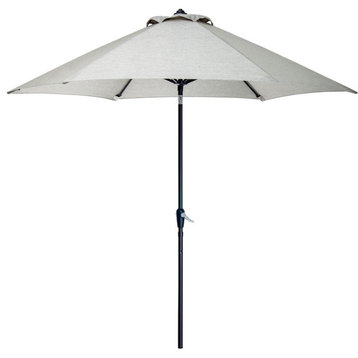 Hanover LAVALLETTEUMB Lavallette Aluminum Canopy Table Umbrella - Silver Lining