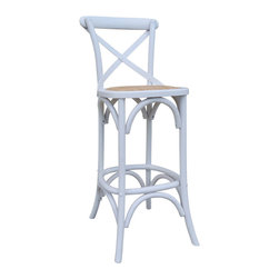 Toulon Barstool in White - Bar Stools And Counter Stools