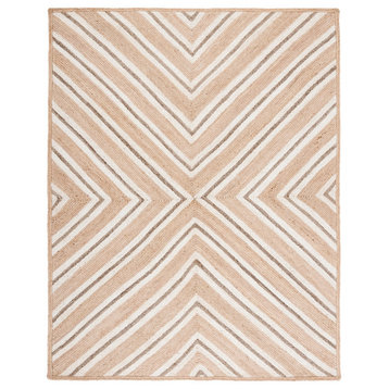 Safavieh Vintage Leather Collection NF886A Rug, Natural/Ivory, 6' X 9'