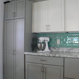 Transitional Lake House kitchen