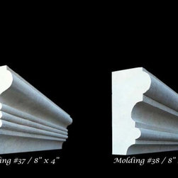 Specially designed natural moldings. - Products