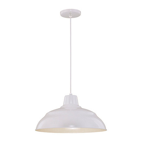 Millennium Lighting R Series 1-Light Pendants in White