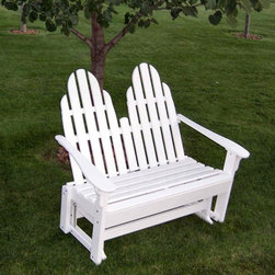 Adirondack Glider Bench - Outdoor Gliders