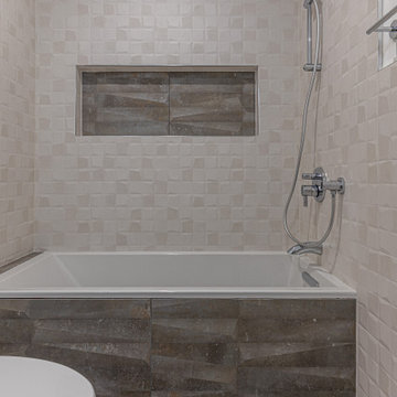 Full Bathroom Remodel, fully tiled