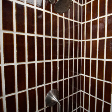 Amber Lestrange: Columbia Plateau Brick Bathroom