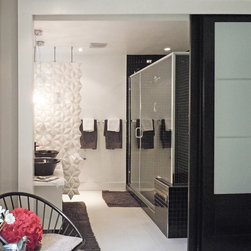 PLAYFUL BATHROOM DIVIDER FOR A MODERN BATHROOM - Screens And Room Dividers