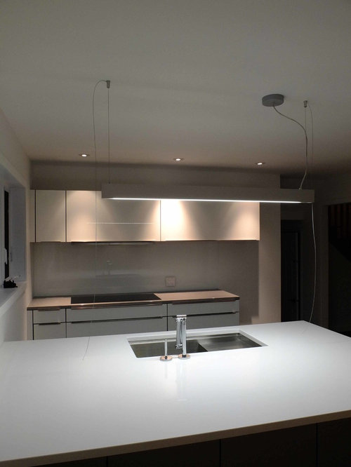 linear light kitchen