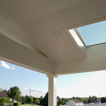 Pool Deck with Covered Living Space