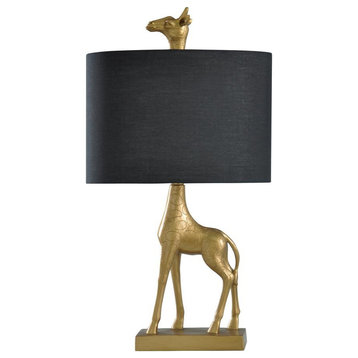 Signature 1 Light Table Lamp, Solid Gold, 14"
