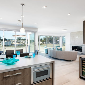 Santa Cruz Beach Front Property, Modern Malibu Style