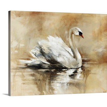 Swan Lake Wrapped Canvas Art Print, 20"x16"x1.5"