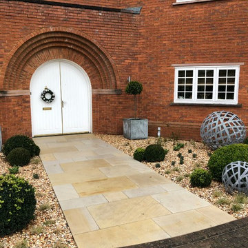 Modern front garden design Cheshire