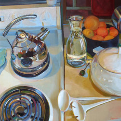 "Still Life" by Susan Stephenson, oil on canvas, 24"x24" - Paintings