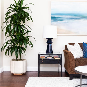 Coastal Family Room Furnishings