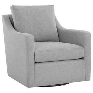 Adler Swivel Lounge Chair, Liv Dove