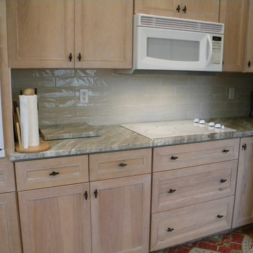 Dazzling "Fantasy Brown Satin" Kitchen Countertops