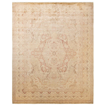 Eclectic, One-of-a-Kind Hand-Knotted Area Rug Ivory, 8' 1" x 9' 10"
