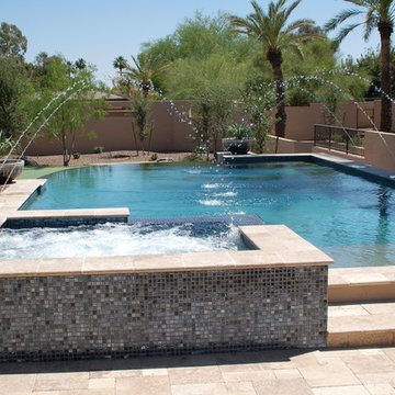 Paradise Valley Negative Edge Pool and Spa