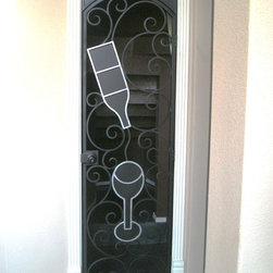 Wrought Iron Wine Gates - Products
