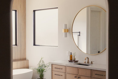 Bathroom - eclectic bathroom idea in Charlotte
