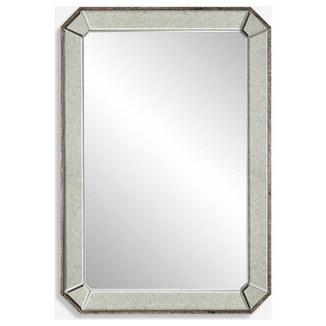 Uttermost Cortona Vanity Mirror, Antique Silver, 9927