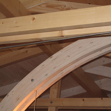 Exposed Roof Trusses by Swissline Design