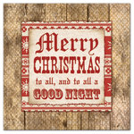 DDCG - Rustic "Twas the Night Before Christmas" Canvas Wall Art, 20"x20" - Spread holiday cheer this Christmas season by transforming your home into a festive wonderland with spirited designs. This Rustic "Twas the Night Before Christmas" 20x20 Canvas Wall Art makes decorating for the holidays and cultivating your Christmas style easy. With durable construction and finished backing, our Christmas wall art creates the best Christmas decorations because each piece is printed individually on professional grade tightly woven canvas and built ready to hang. The result is a very merry home your holiday guests will love.