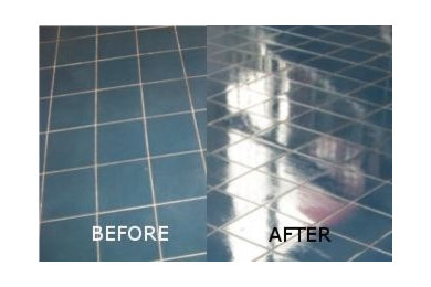 Before & After Tile Floor Cleaning in Smyrna, GA