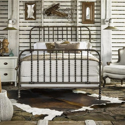 Paula Deen Furniture River House The Guest Room King Bed in River Bank - Products