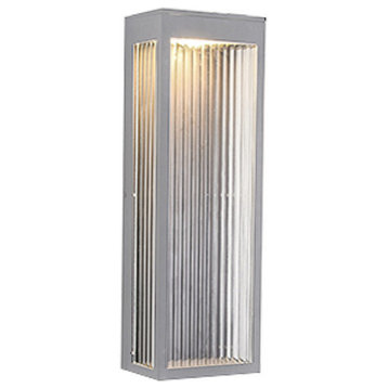 Avenue Outdoor LED Wall Sconce in Silver