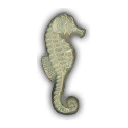 6" Medium Seahorse - Mosaic Tile