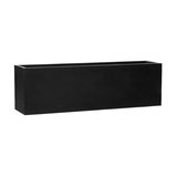 Trough Fiberstone Black Planter, 60x200x45 CM