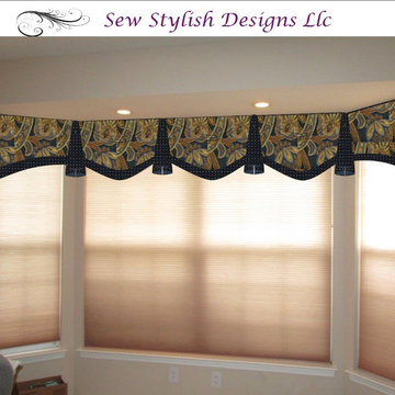 Bay window valance digital rendering
