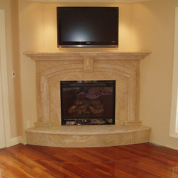 Custom Carved Stone Fireplaces - Products