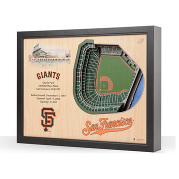 MLB San Francisco Giants 25-Layer Stadiumviews 3D Wall Art