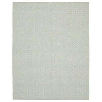 Rug N Carpet - Handmade Modern Design 8' 0'' x 10' 0'' Wool Flatweave Kilim Rug