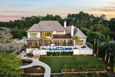 Transitional exterior home idea in Other