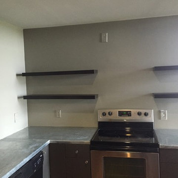 Cantilevered Kitchen Shelves, Charleston South Carolina